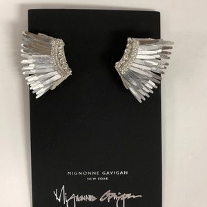 Silver mini Madeline earrings